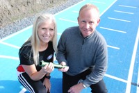 Sports Centre Director Frank Rowe and colleague Tia Woodward will be in the running.