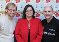 Tom Burmeister, Student Support Officer, Guild of Students, Carolyn Parry, Acting Deputy Director, Careers Service and Tony Orme, Enterprise Manager, Commercialisation and Consultancy Services.
