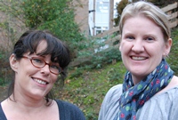 Dr Rachel Horsley (left) and Dr Pip Nicholas