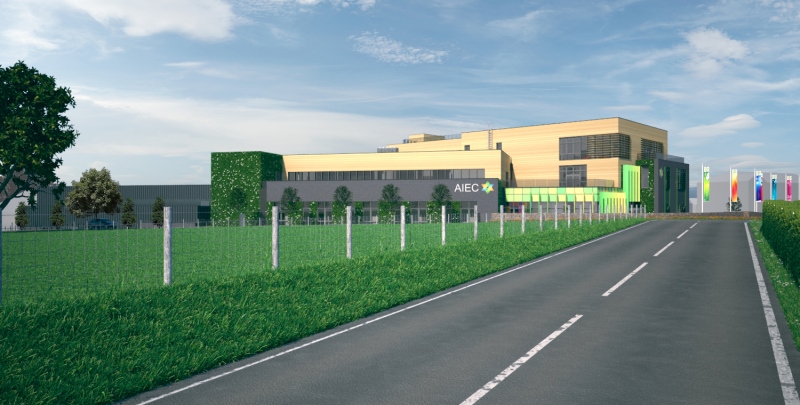 An artists impression of the new £40.5m Aberystwyth Innovation and Enterprise Campus