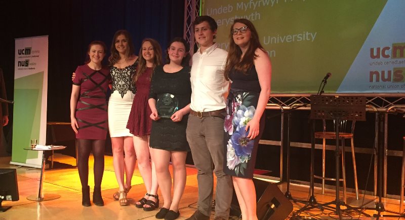 The Students’ Union of the Year award recognises the achievements of AberSU in the past twelve months in shaping education and empowering individuals.
