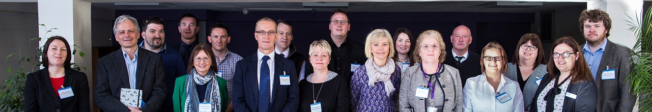 Business leaders from across the region who took part in the Business Breakfast hosted by Aberystwyth Business School in partnership with Mid Wales Manufacturing Group (MWMG).