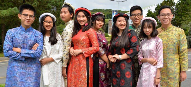 Students from Nguyen Tan Thanh High School in Hanoi, Vietnam, spent three weeks at Aberystwyth University’s International English Centre in the summer of 2017.