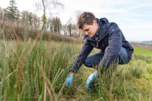 Dr Rhys Aled Jones is leading the research project on reducing liver fluke infections in livestock.
