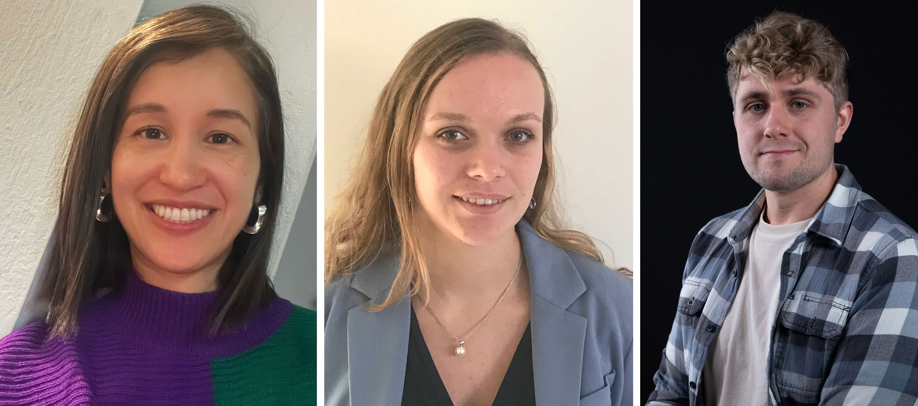Gina Garzón Martínez, Larissa van Vliet a Dr Kieran Atkins