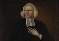 George Whitefield tua'r 1750au. Priodolwyd y llun i Joseph Badger Harvard