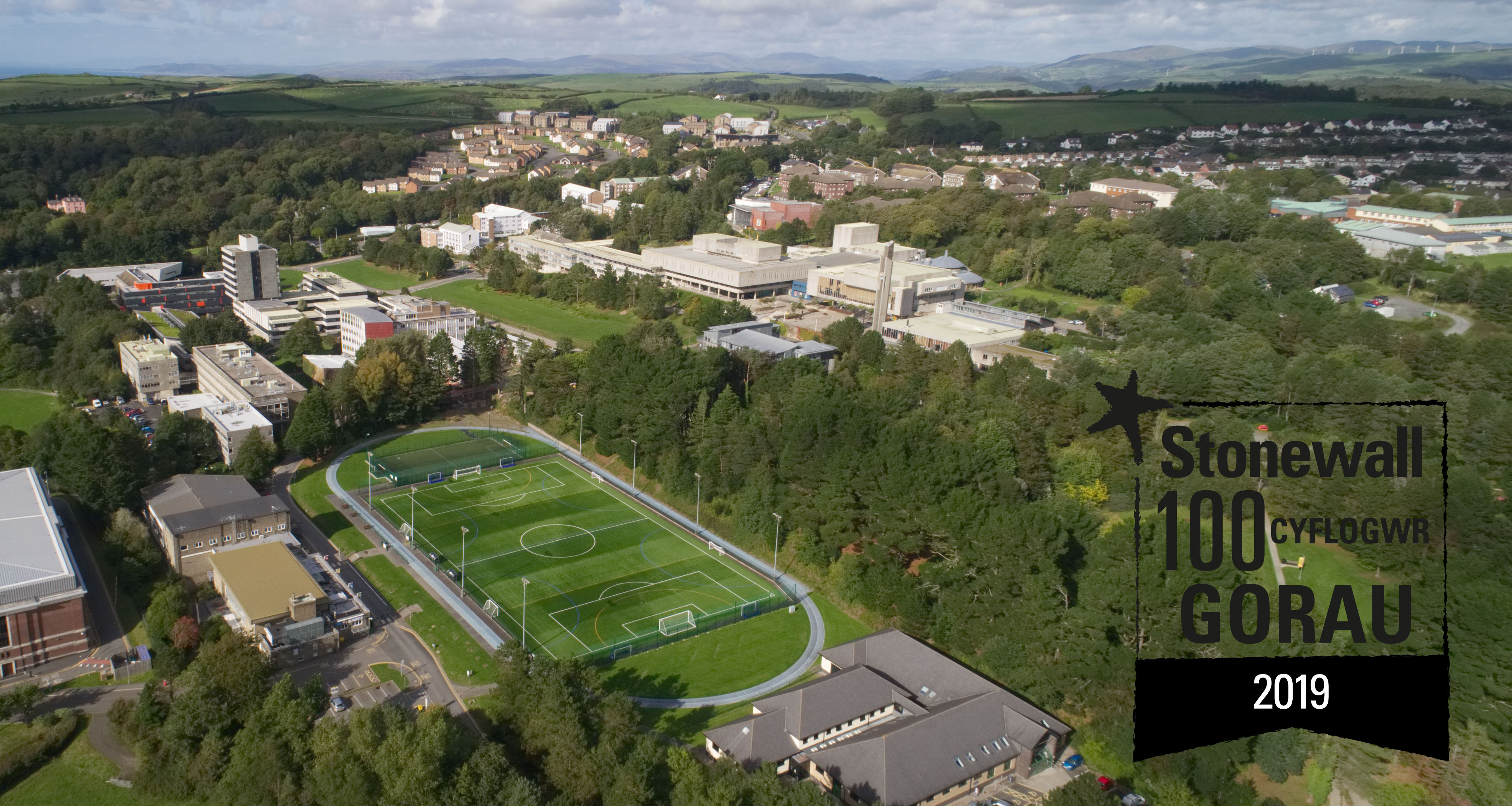 Mae Prifysgol Aberystwyth ar restr 100 Cyflogwr Uchaf Stonewall am yr ail flwyddyn yn olynol.