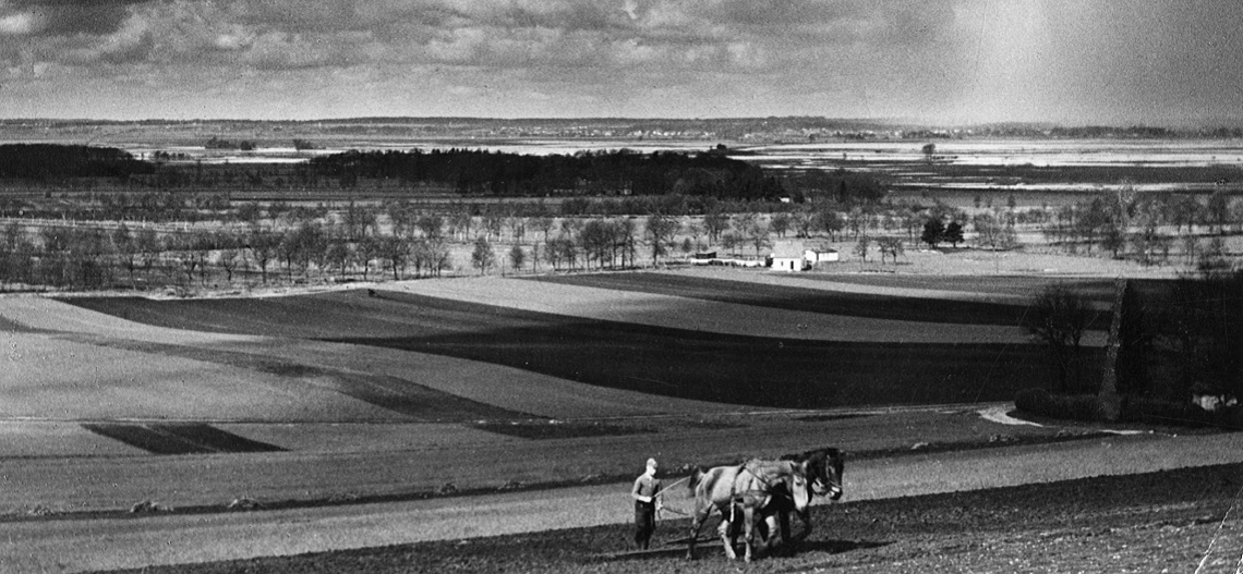 Hans Saebens, Blick zur Hamme-Niederung vom Weyerberg Worpswede, c.1935−40