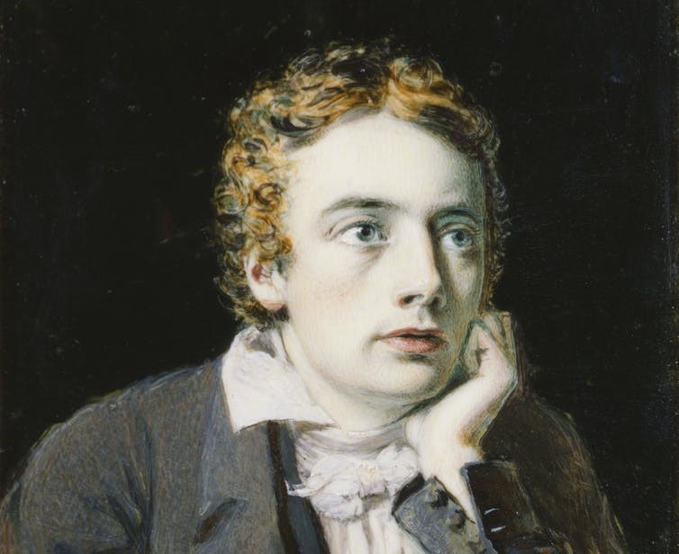 John Keats gan Joseph Severn (1819). Yr Oriel Bortreadau Genedlaethol