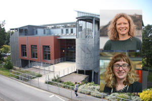 Dr Anwen Elias a Dr Elin Royles, Adran Gwleidyddiaeth Ryngwladol