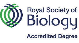 Royal Society of Biology Accredited Degree.