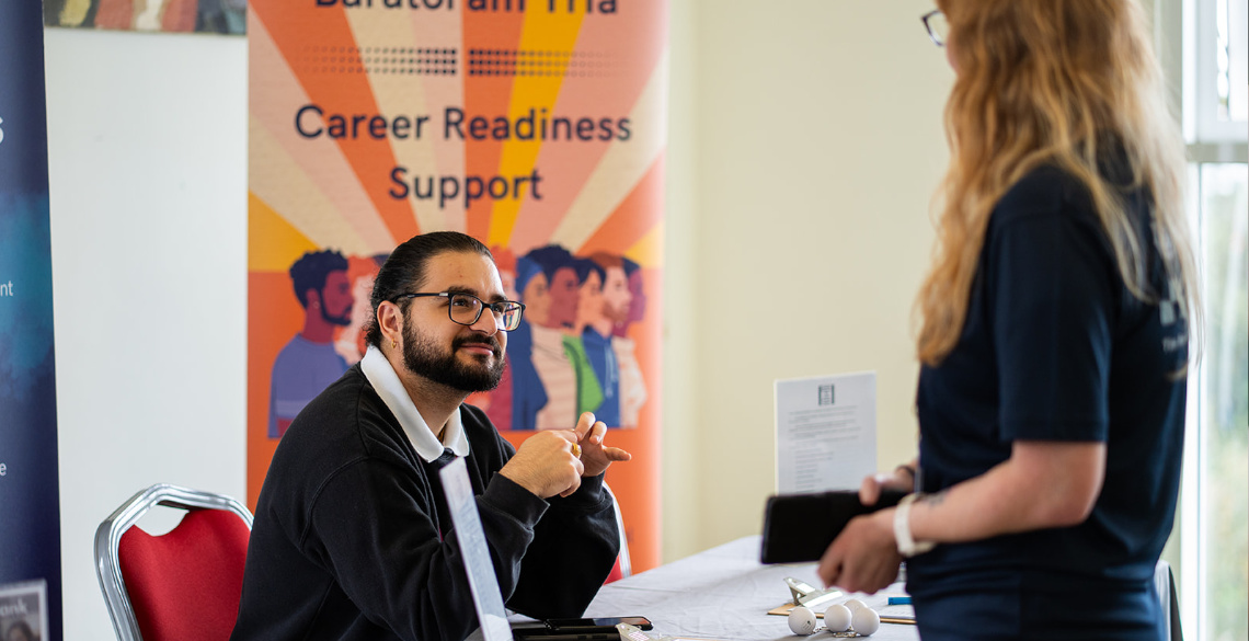 CRS stall at the Careers Fair