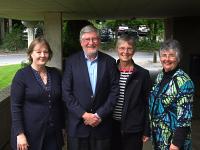 Dr Gayner Eyre, Dr John Cook, Dr Nancy Lane and Lecturer Lucy Tedd