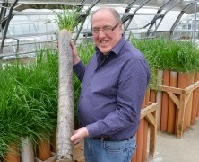 Dr Mike Humphreys and the Festulolium hybrid