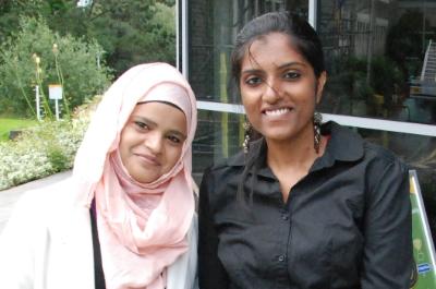 Sabiha Khatoon and Aiswarya Girija