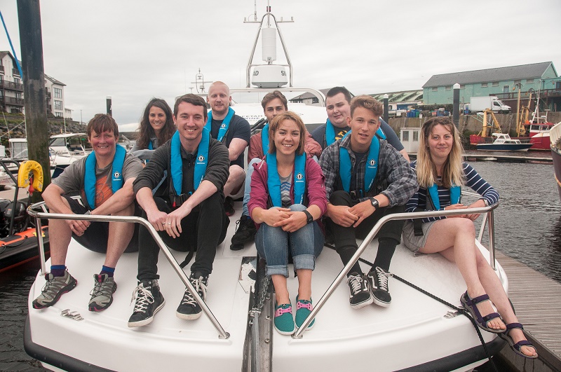 New University boats for marine research - Aberystwyth University