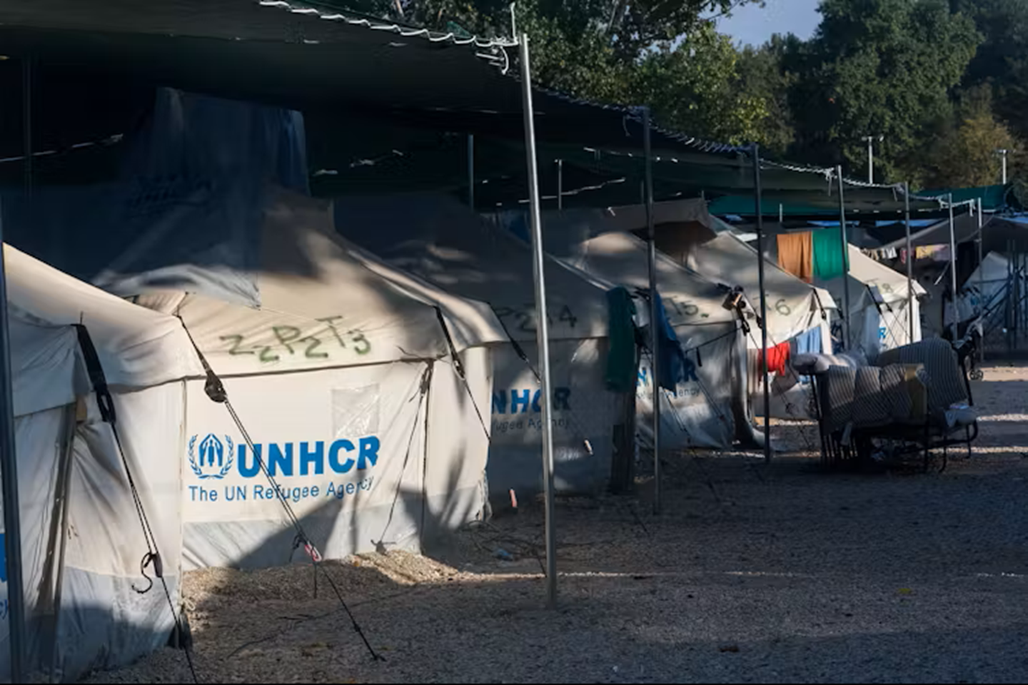 A refugee camp in Greece in 2016. Ververidis Vasilis/Shutterstock