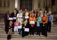 Award winners, including Aberystwyth University&rsquo;s Dewis Choice project, in the House of Lords