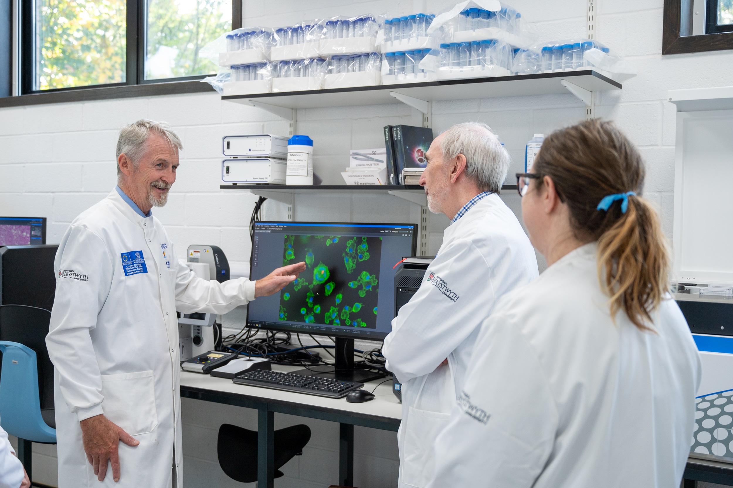 Deputy First Minister, Huw Irranca-Davies, at VetHub1, Aberystwyth University
