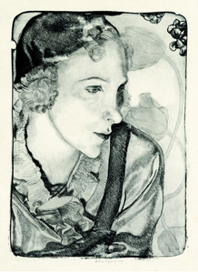 sketch of a woman