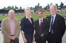 Professor Wayne Powell, Professor Noel LLoyd Vice-Chancelor, Dr John Harries Pro Vice-Chancelor and Eleanor Burnham AM