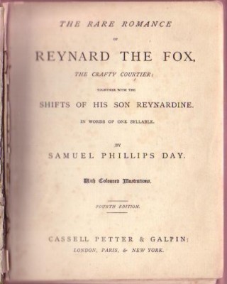 reynardthefoxtitlepage