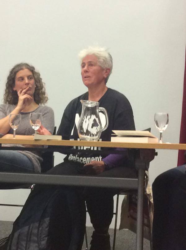 Above: Anghaarad Penrhyn Jones and Angie Zelter