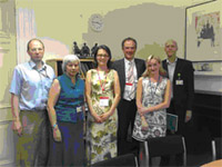 Laurence Broyd, Sarah Wingfield, Elena Korosteleva, Lord Robin Teverson, Jane Osborne and Richard Bielby