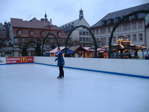 Ruth ice skating