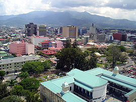 san jose town, birds eye view