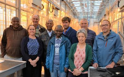 Research visit by five University of Namibia researchers to Aberystwyth University in 2019