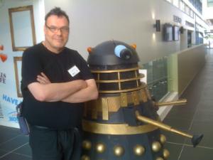 A Picture of Gregor and a Dalek