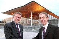 Professor Noel Lloyd, Vice-Chancellor of the University of Wales, Aberystwyth, Professor Merfyn Jones, Vice-Chancellor of the University of Wales, Bangor