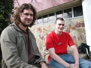 Matt Sharpe (left) and Simon Stringer who took the second prize in this year's UK final