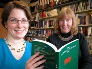 Ann Sherlock (right), Director of the Centre for Welsh Legal Affairs, Department of Law and Criminology and Dr Catrin Fflur Huws, Lecturer at the Department of Law and Criminology.