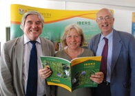 (l to r) Professor Mervyn Humphreys, Ms Jo Spikes and Mr Stephen Smith