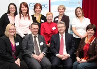 Members of the Aber-Bangor Skills Centre team