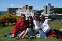 Students at Aberystwyth University
