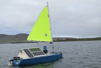 Pinta, shortly after being launched.