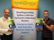 Tony Orme (Commercial Spinout Manager) with Rhys Gregory (Student Enterprise Intern)