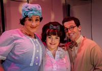 Andrew Agnew, Jenny O' Leary, and Morgan Crawley as the family Turnblad