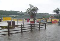 The flooding at Blaendolau on Saturday 9 June 2012.