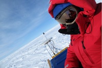 Life on the glacier. Credit Katrin Lindbäck