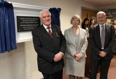 Lord Elystan Morgan, Professor April McMahon and Professor John Williams