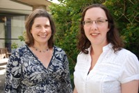 Dr Sarah Davies (left) and Dr Cerys Jones