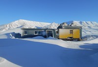 The Old Observatory at Longyearbyen, Svalbard, where scientist from Aberystwyth will be studying the solar eclipse: Credit: Aberystwyth University / Nathalia Alzate