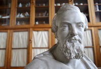 The bust of Thomas Stephens of Merthyr Tydfil