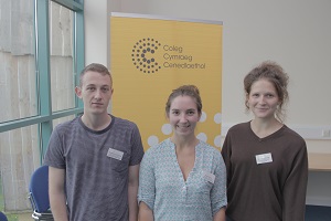 L-R: Gruffydd Lloyd Jones, Rebecca Evans and Heddwen Lleucu Daniel