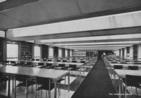 The original library in the Llandinam building, prior to being converted into the Kidson laboratory.