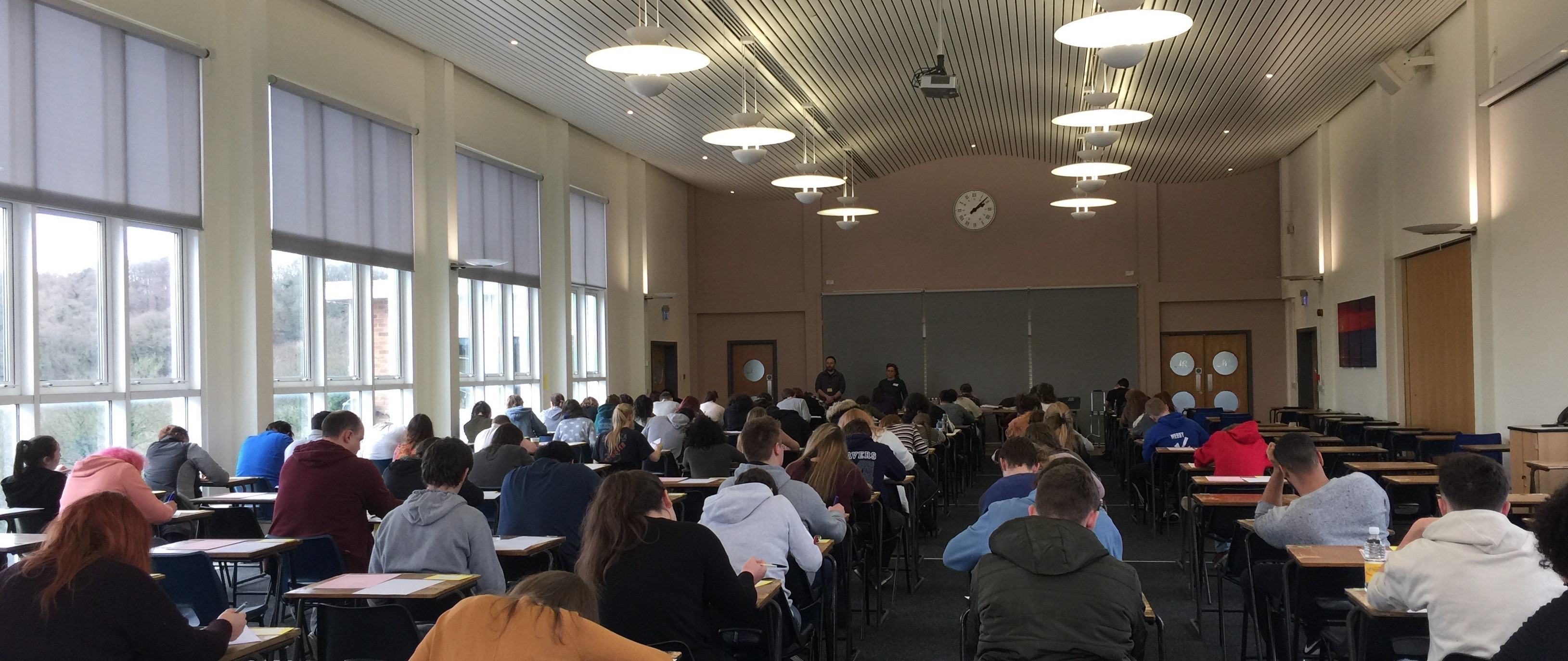 Applicants from Romania, Italy, France, Hungary, Sweden and the USA are among those who have travelled to Aberystwyth to sit the annual scholarship test.